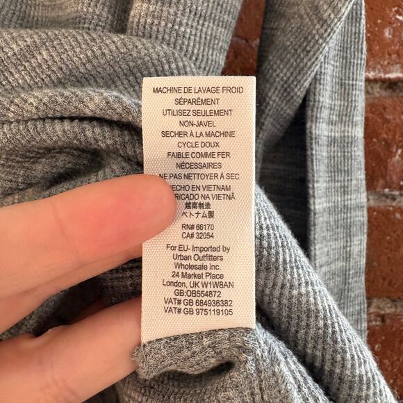 Free People We the Free Coastline Peplum Thermal Blouse XS Babydoll - Picture 4 of 11